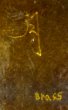 画像3: 月双舎 一点物彫金 真鍮首飾 河童 本革紐付 (3)